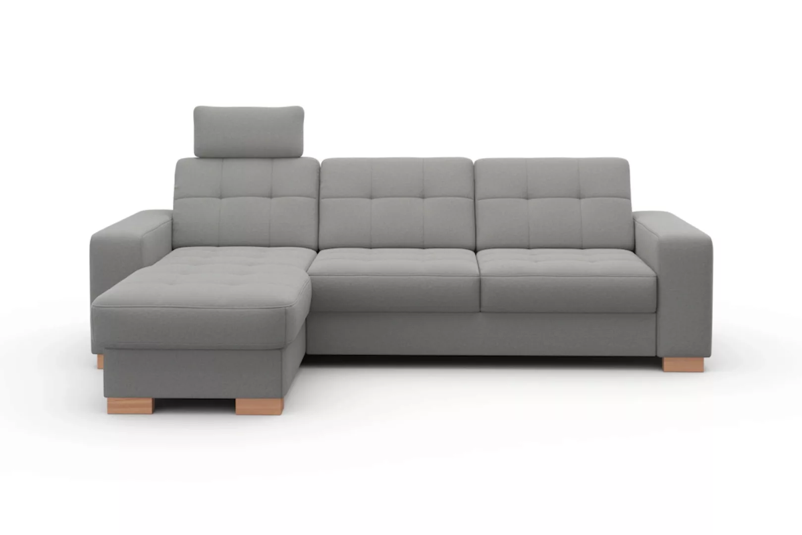 sit&more Ecksofa »Quincy L-Form«, wahlweise mit Bettfunktion und Bettkasten günstig online kaufen