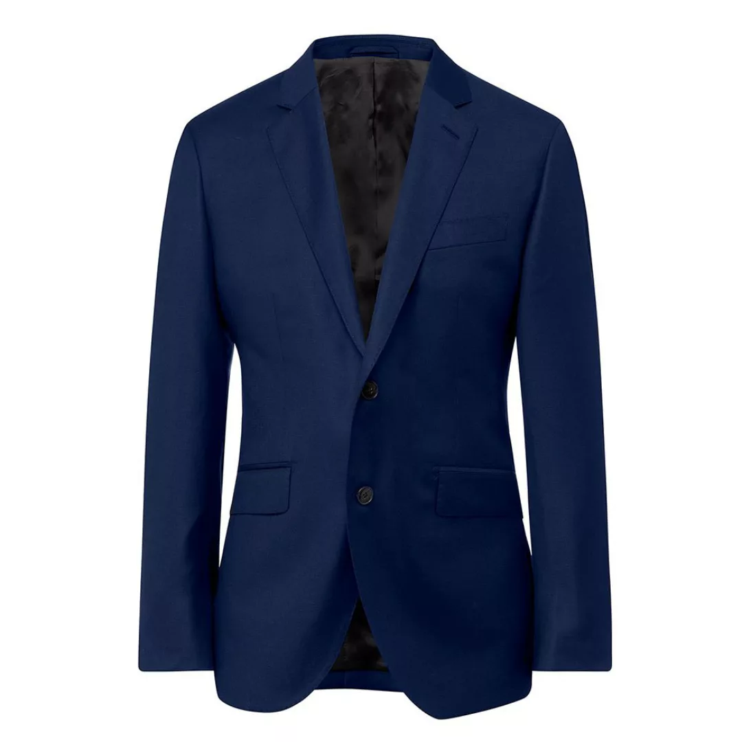 Hackett Einfarbige Wolle Twill Blazer 40 Bright Navy günstig online kaufen