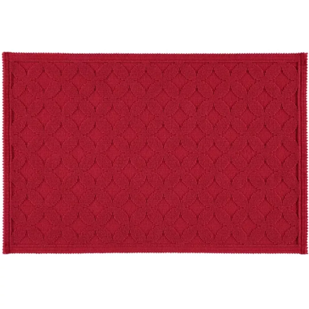 Rhomtuft - Badematte Seaside - Farbe: cardinal - 349 - 60x90 cm günstig online kaufen