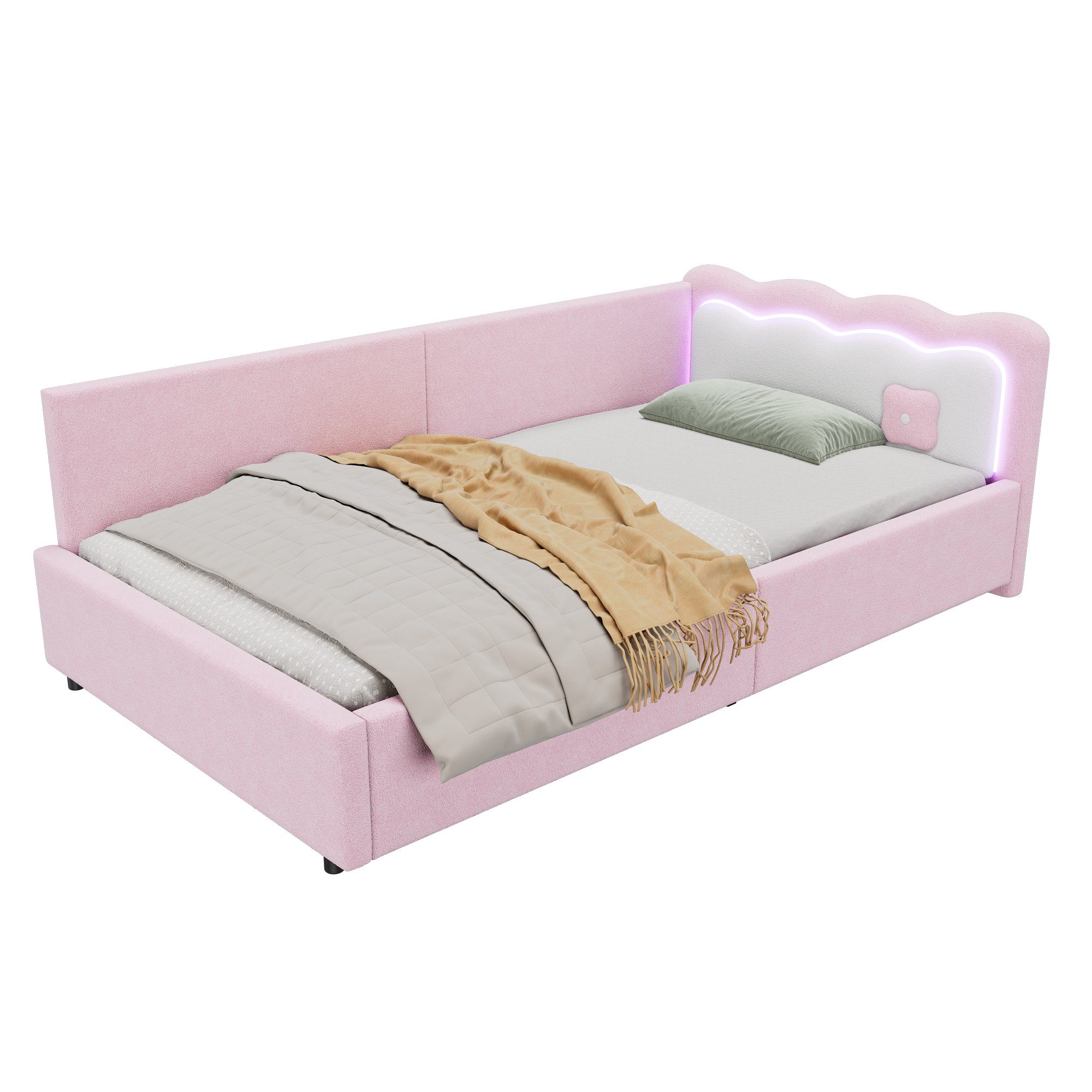 TavilaEcon Schlafsofa mit LED-Umgebungslicht, Fernbedienung und günstig online kaufen
