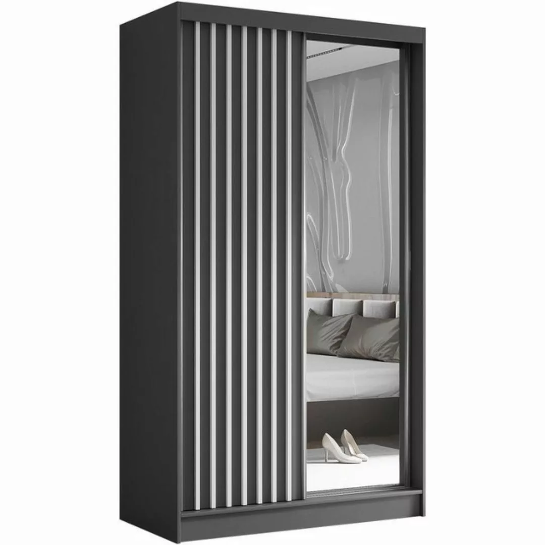 Beautysofa Kleiderschrank Helix (Garderobe mit Scharniertüren, mit Spiegel, günstig online kaufen