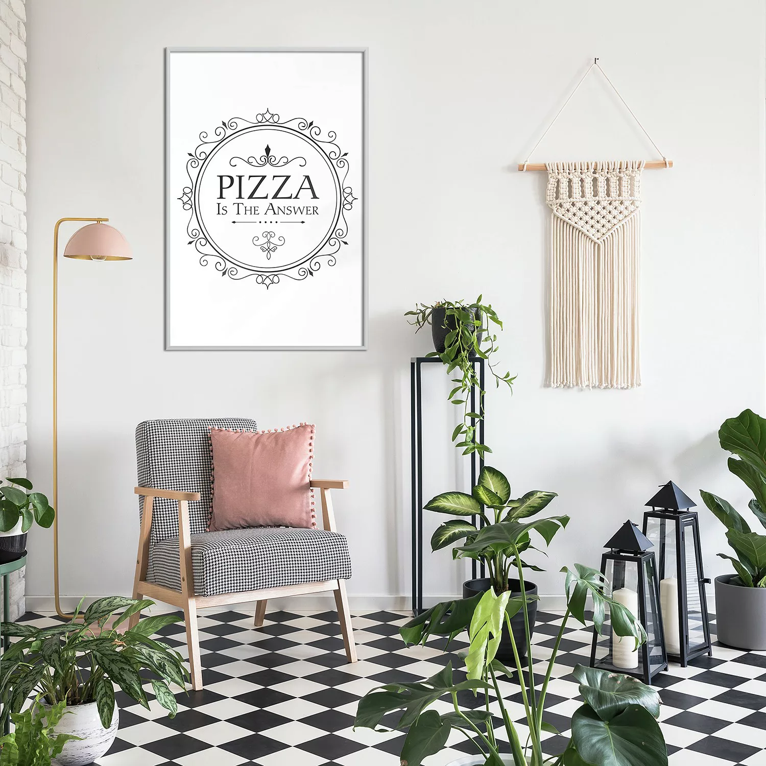 home24 Poster Pizza is the Answer günstig online kaufen