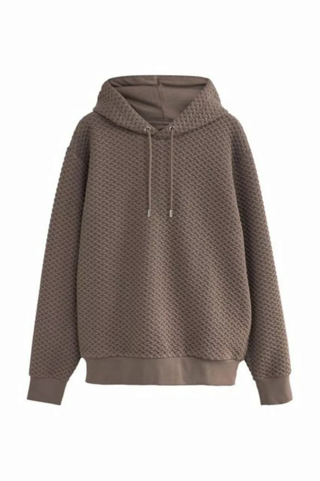 Next Kapuzensweatshirt Premium Strukturierter Kapuzenpullover (1-tlg) günstig online kaufen