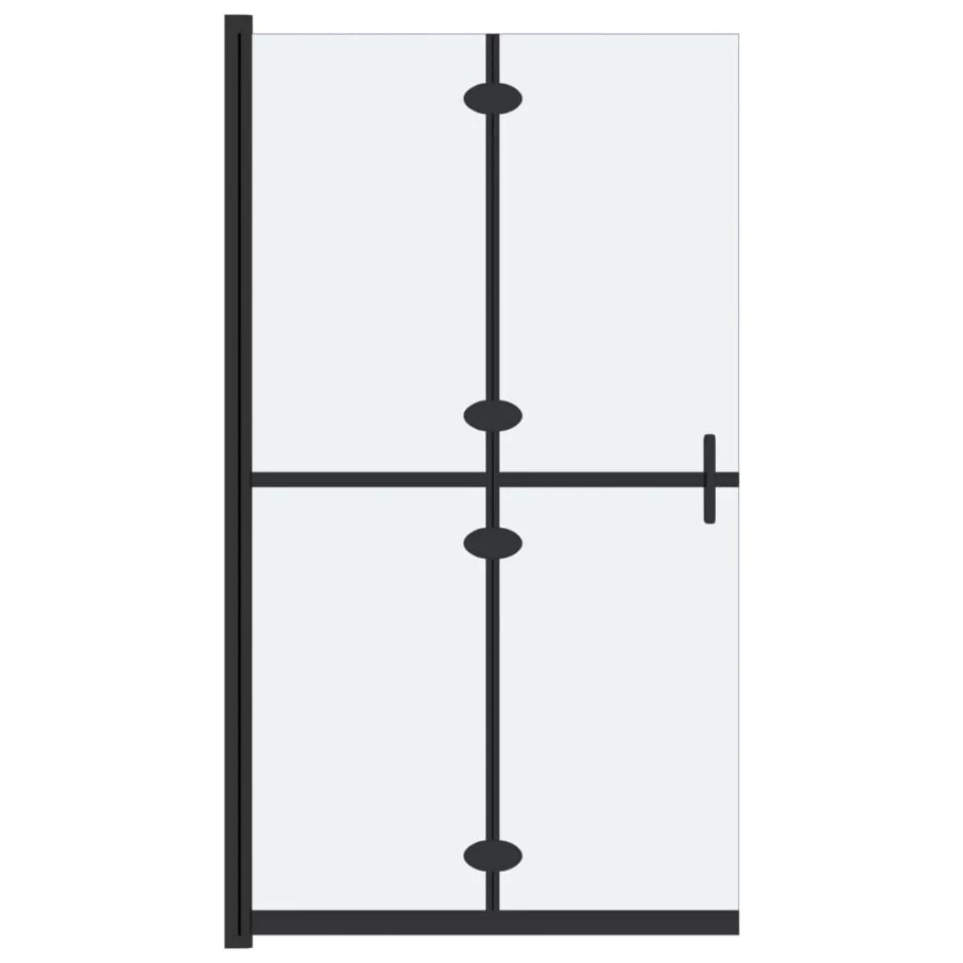 Faltbare Begehbare Duschwand Esg-glas Mattiert 110x190 Cm günstig online kaufen