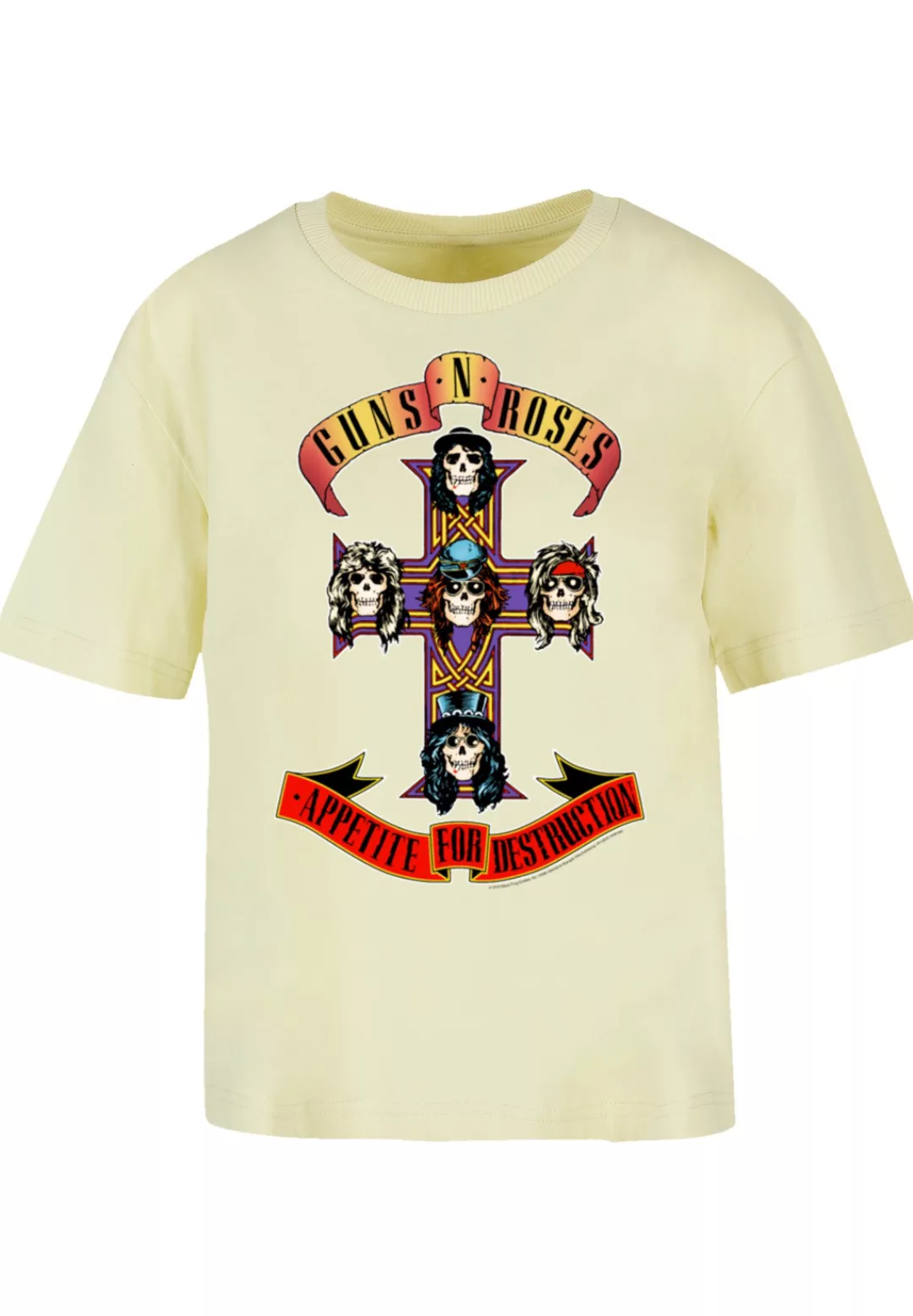 F4NT4STIC T-Shirt "Guns n Roses Appetite For Destruction", Premium Qualität günstig online kaufen