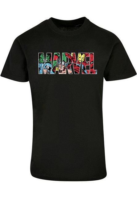 ABSOLUTE CULT T-Shirt ABSOLUTE CULT Herren Marvel Logo Character Infill T-S günstig online kaufen