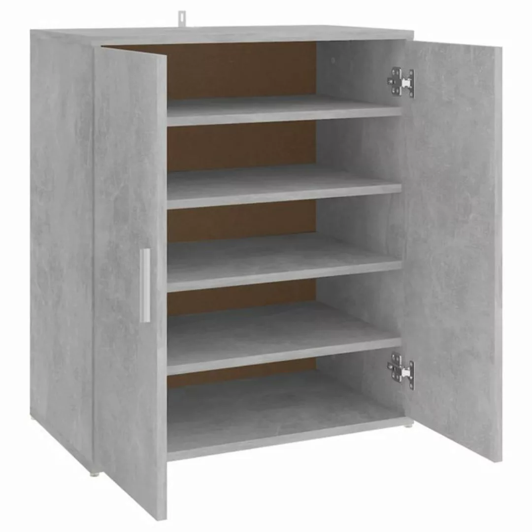 furnicato Schuhschrank Betongrau 60x35x70 cm Holzwerkstoff günstig online kaufen