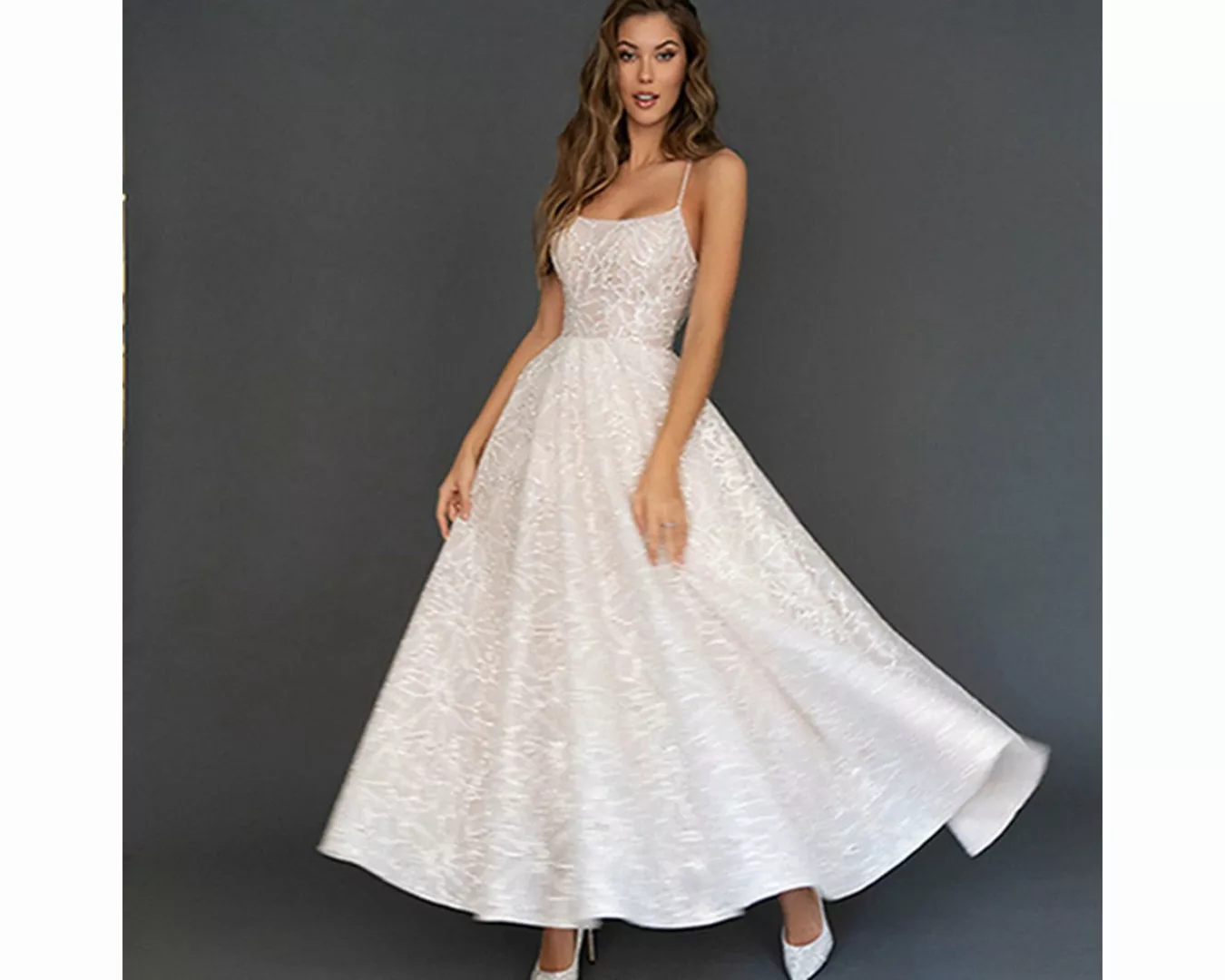RUZU UG Abendkleid Damen Kleid Party Sommer Sexy Strapskleid Cocktailkleid günstig online kaufen