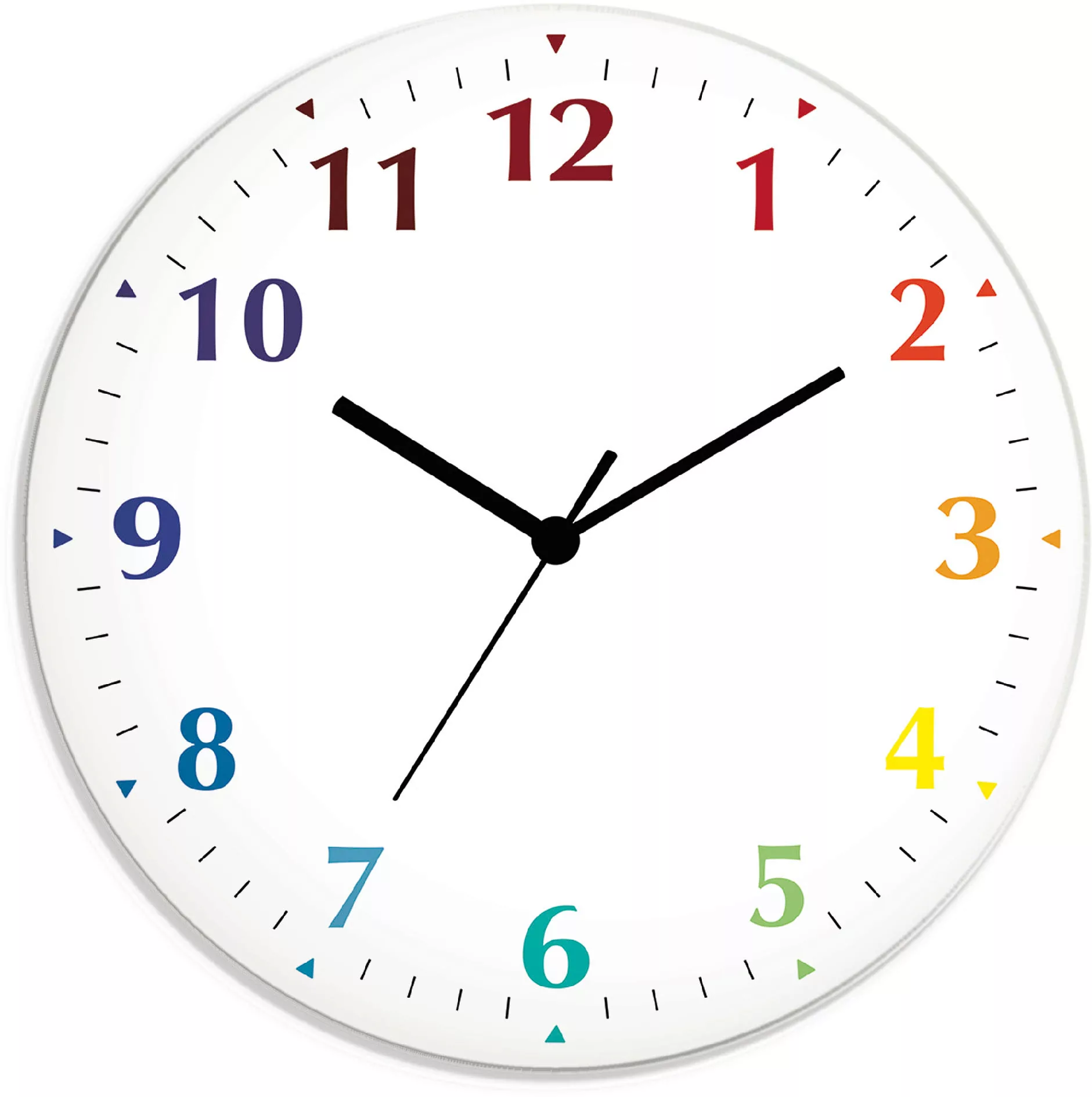 Artland Wanduhr "Trendfarben", wahlweise mit Quarz- oder Funkuhrwerk, lautl günstig online kaufen