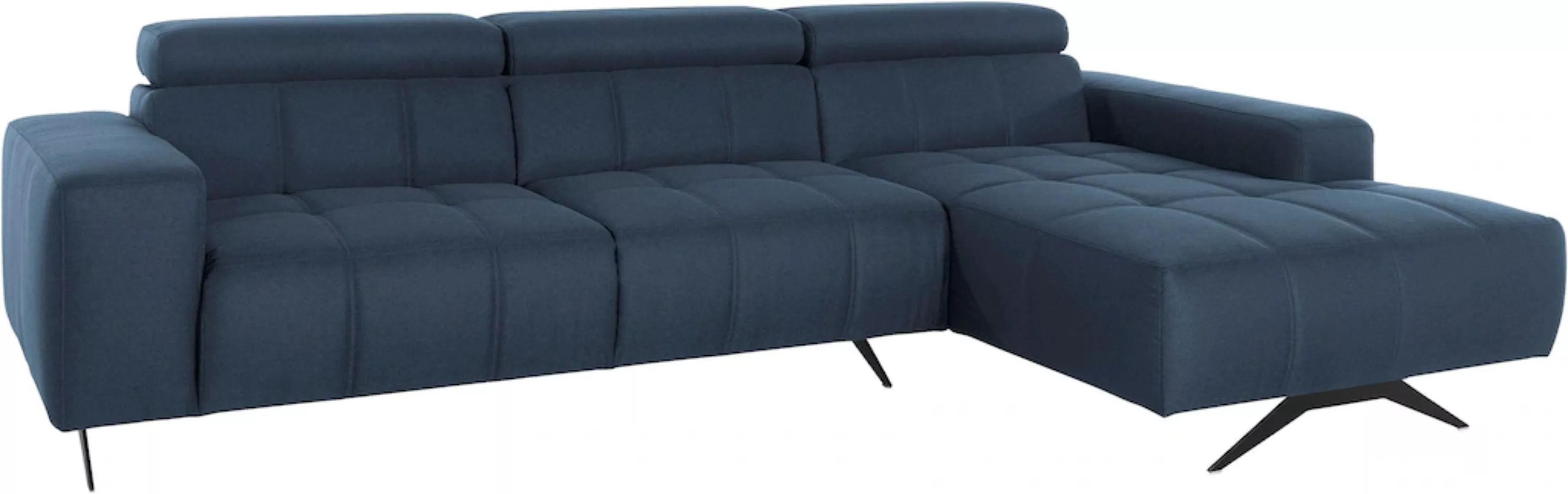 DOMO collection Ecksofa »Trento L-Form«, wahlweise mit Kopfteilverstellung, günstig online kaufen