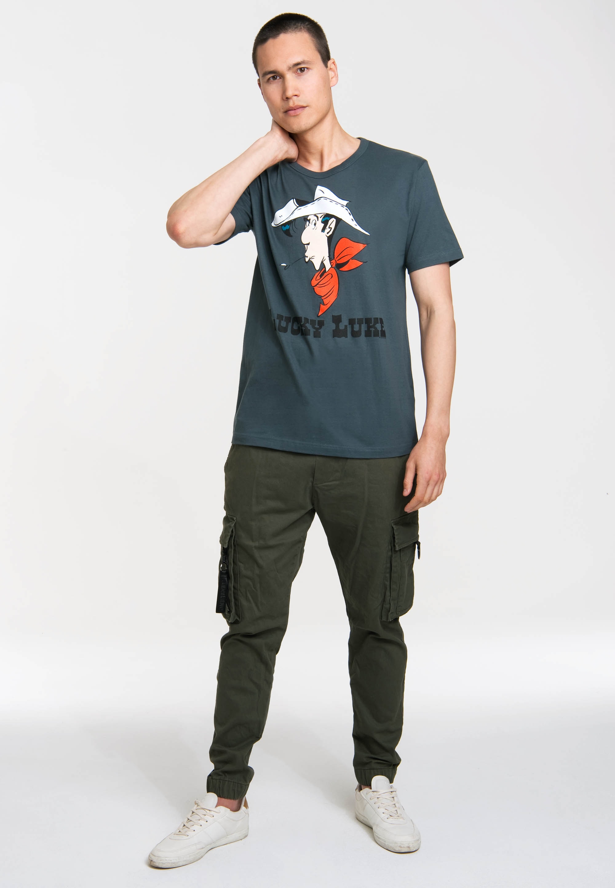 LOGOSHIRT T-Shirt "Lucky Luke Portrait", mit originellem Aufdruck günstig online kaufen