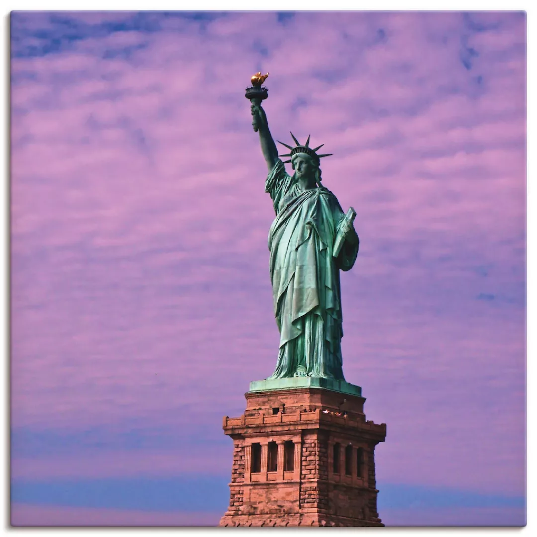 Artland Wandbild »Freiheitsstatue«, Amerika, (1 St.), als Leinwandbild, Pos günstig online kaufen