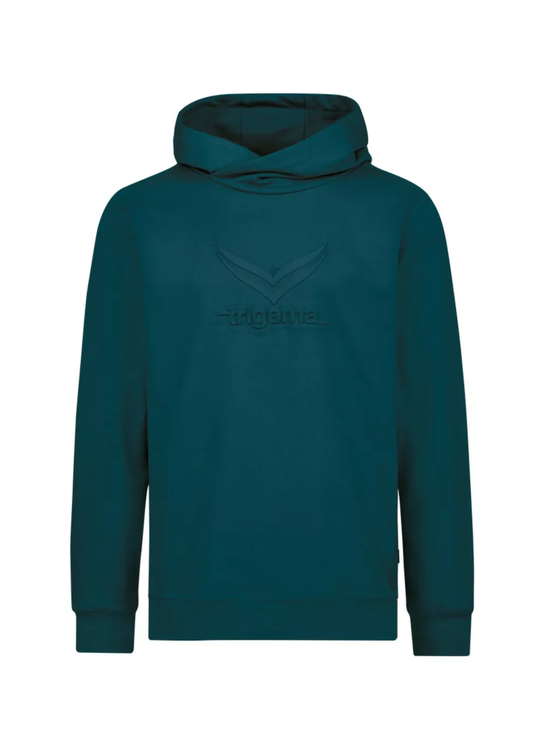 Trigema Kapuzensweatshirt "TRIGEMA Kapuzenpullover mit großem 3D-Motiv" günstig online kaufen