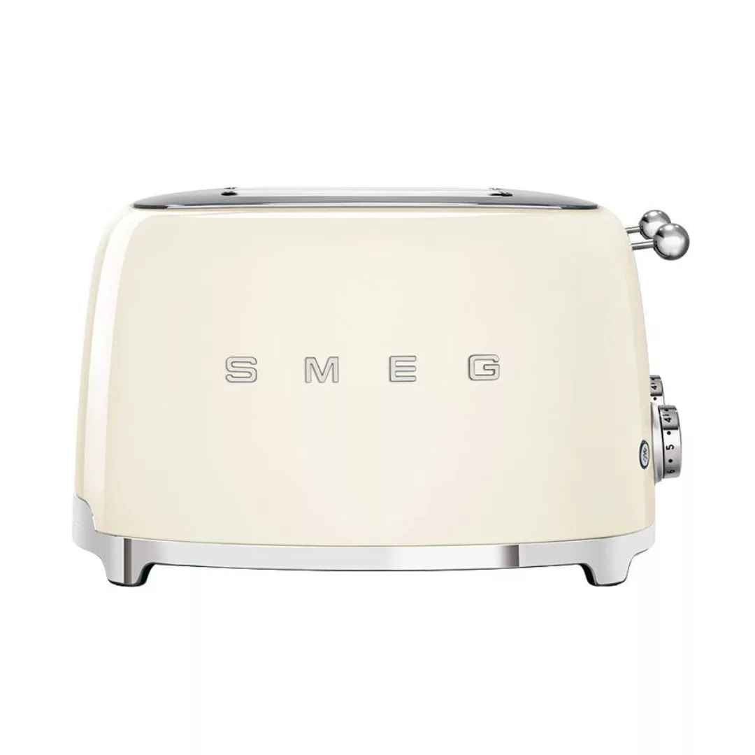 Smeg - TSF03 4-Scheiben Toaster - creme/lackiert/2x 6 Röstgradstufen/BxHxT günstig online kaufen