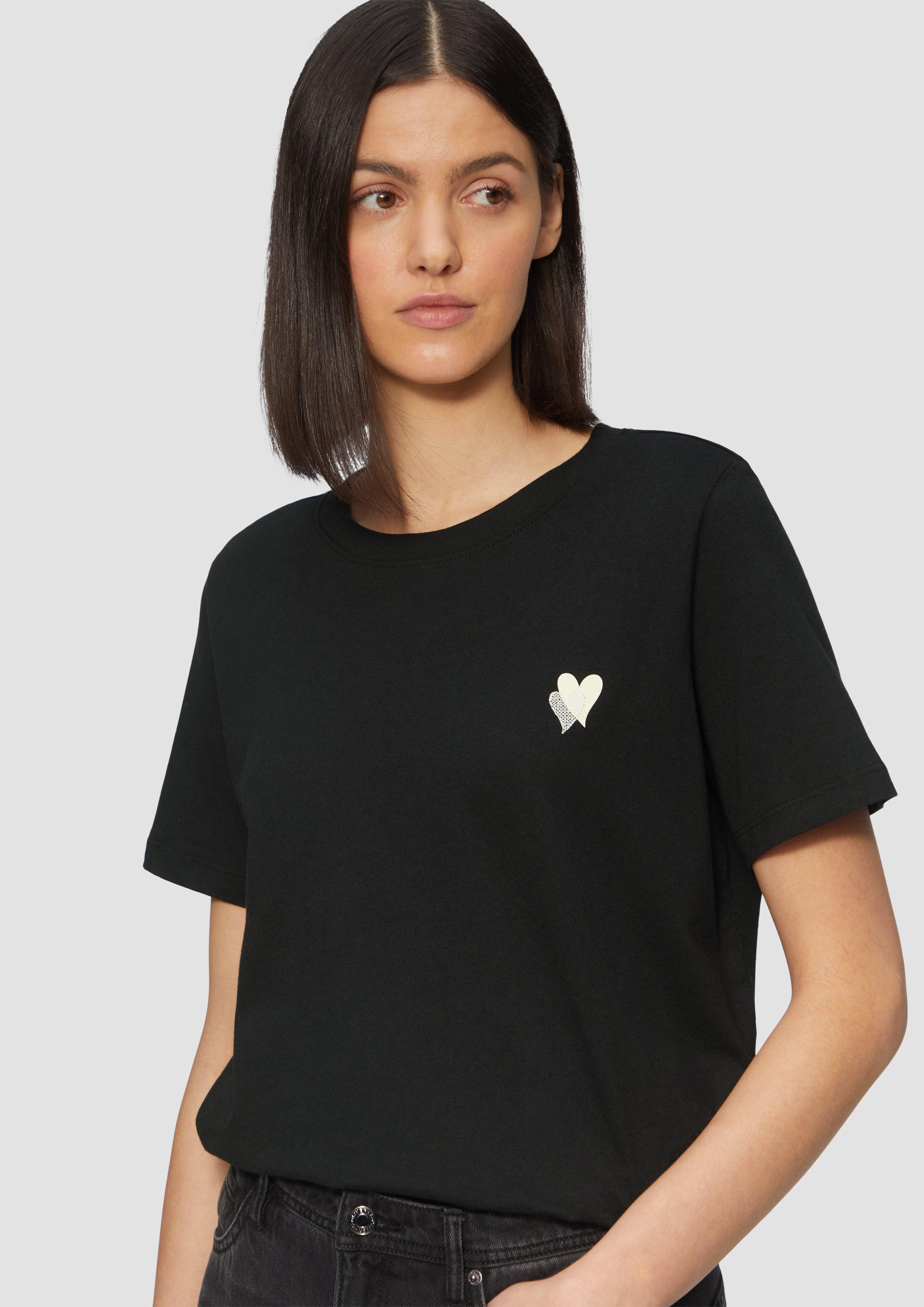 s.Oliver Kurzarmshirt Elastisches T-Shirt mit Frontprint günstig online kaufen
