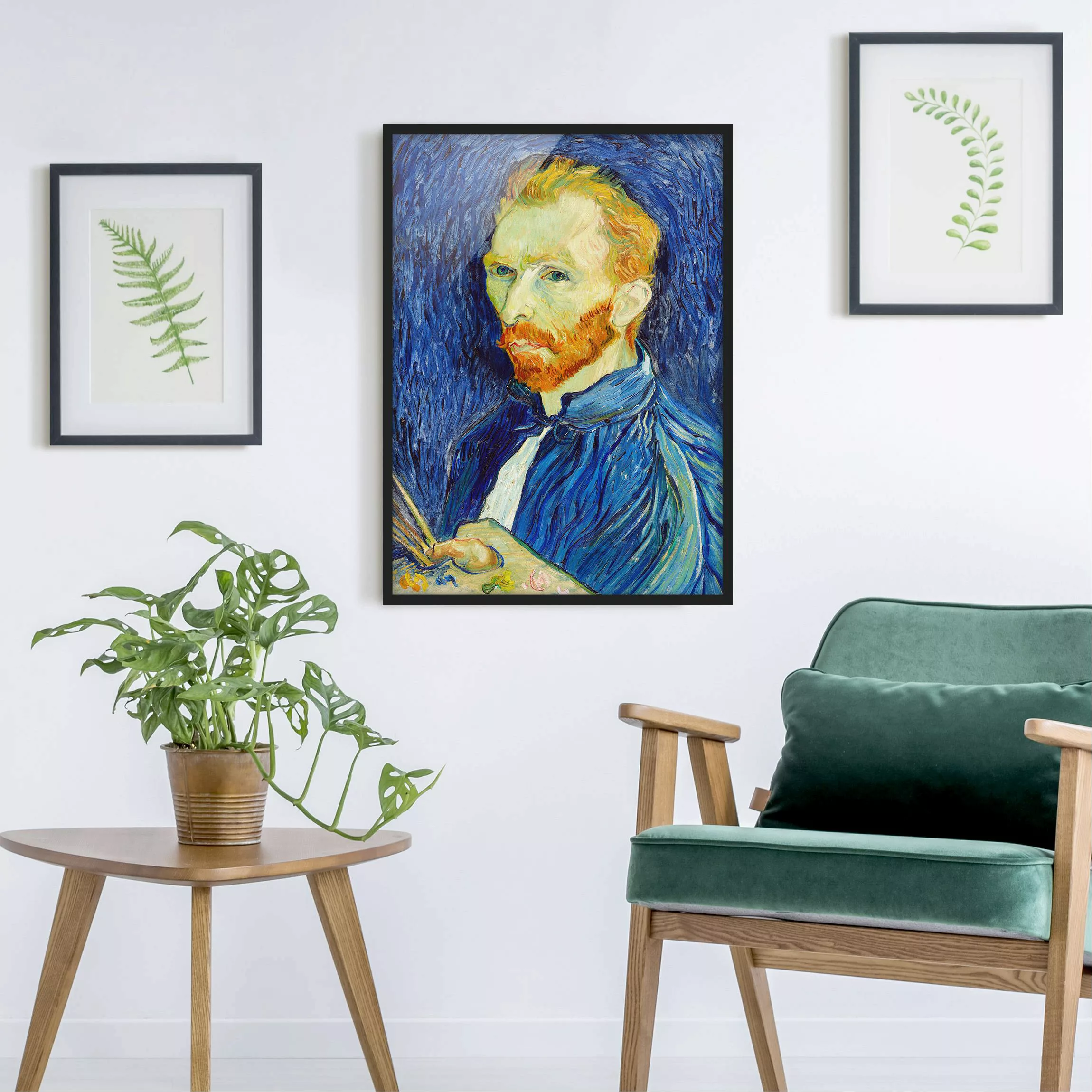 Bild mit Rahmen Van Gogh - Selbstbildnis günstig online kaufen