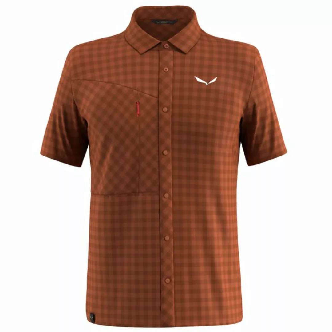 Salewa Outdoorhemd PUEZ DRY M S/S SHIRT BOMBAY BROWN günstig online kaufen