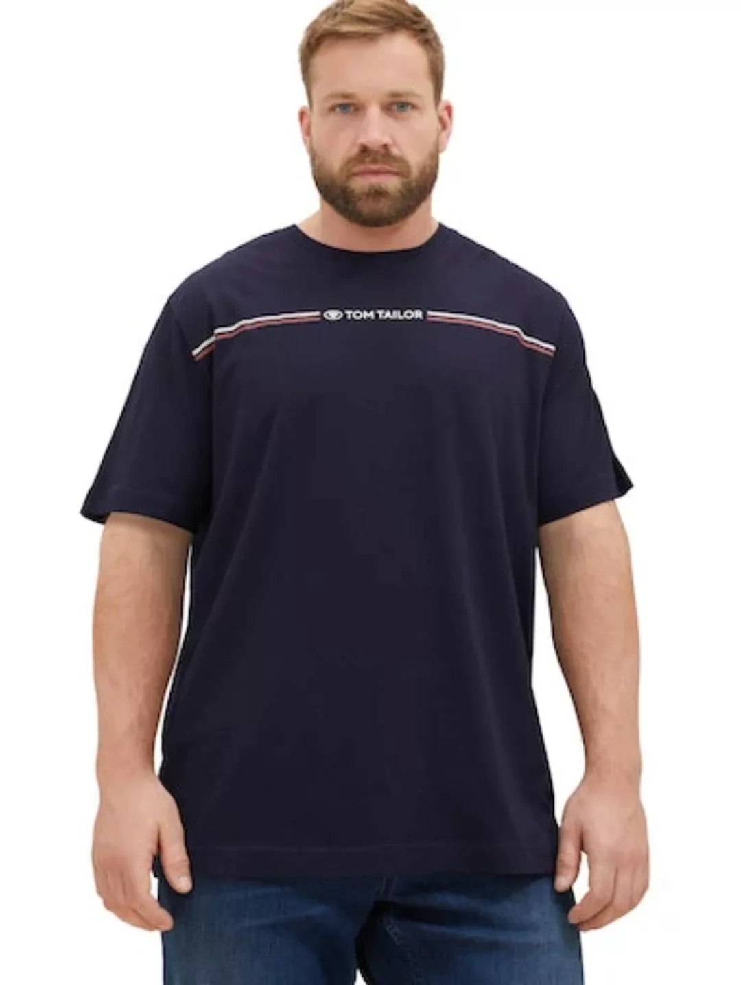 TOM TAILOR PLUS T-Shirt mit spaßigem Pailletten-Frontprint günstig online kaufen