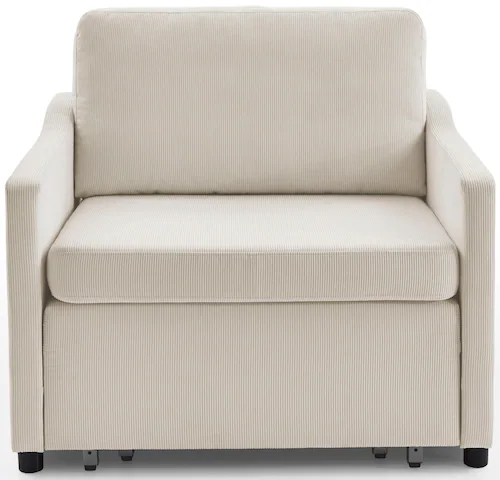 ATLANTIC home collection XXL-Sessel "Anella", mit Cord-Bezug, mit Schlaffun günstig online kaufen