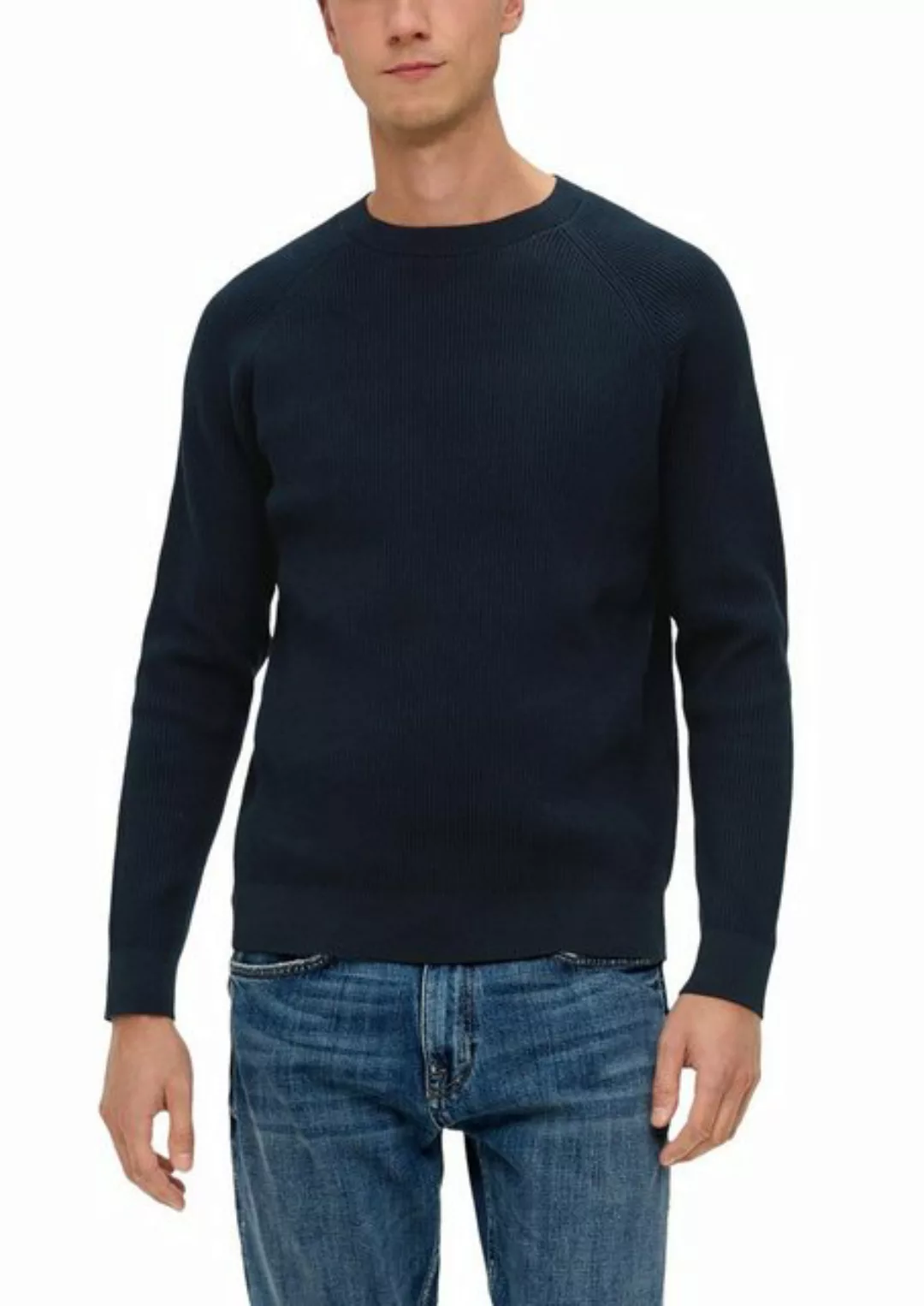 s.Oliver Strickpullover in feiner Rippoptik günstig online kaufen