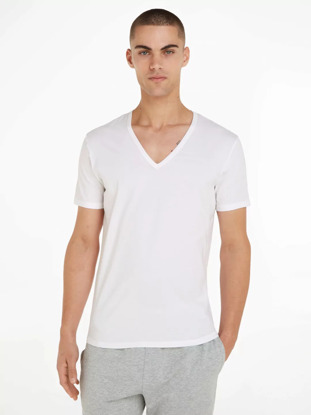 Calvin Klein Underwear V-Shirt »Modern Cotton Stretch« (2er-Pack) günstig online kaufen