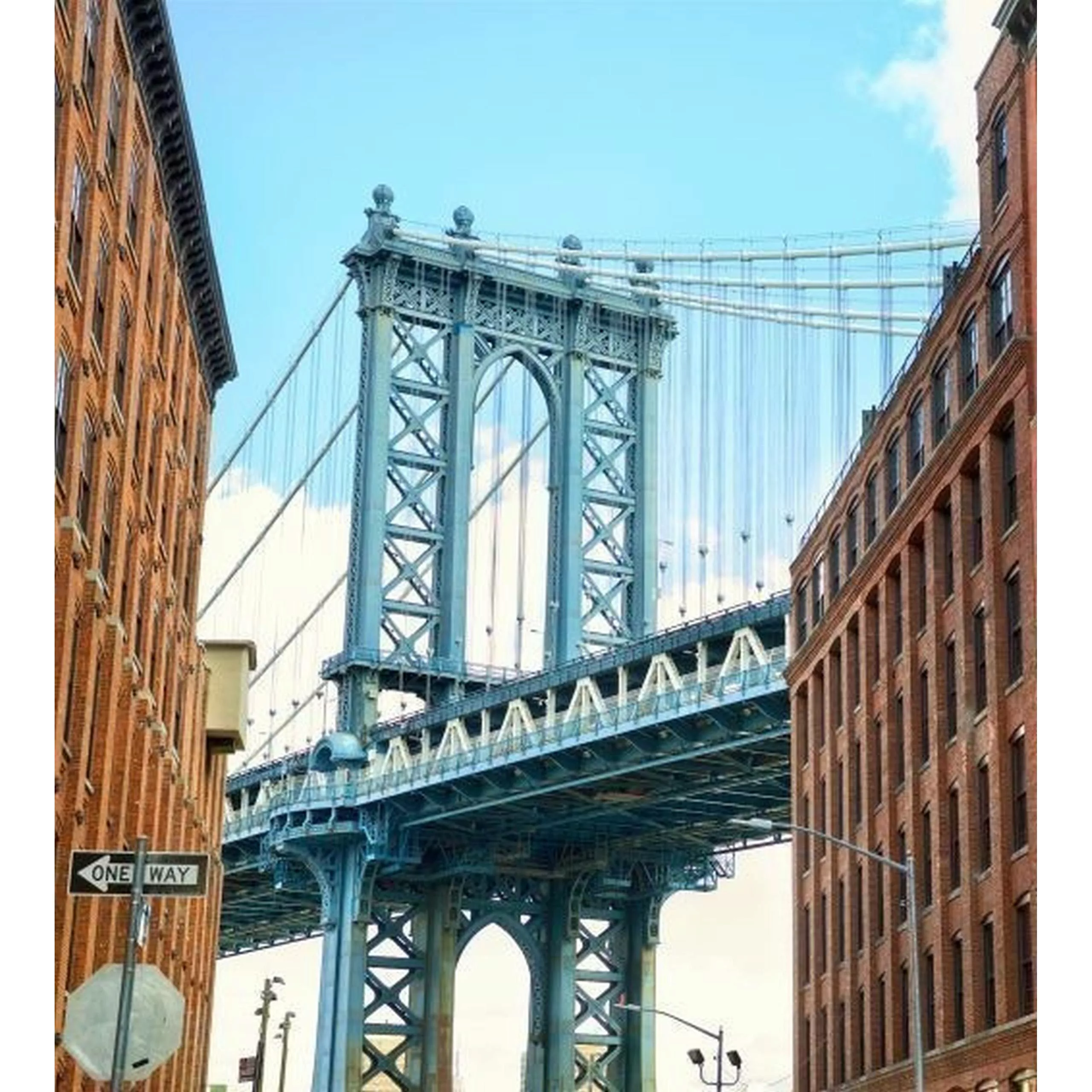 Fototapete MANHATTAN BRIDGE  | MS-3-0012 | Grau | Digitaldruck auf Vliesträ günstig online kaufen