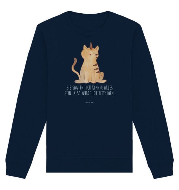 Mr. & Mrs. Panda Longpullover Größe M Einhorn Katze - French Navy - Geschen günstig online kaufen