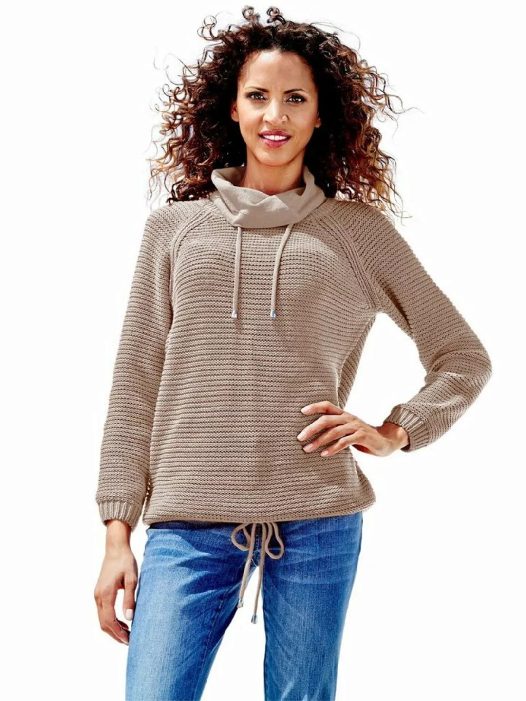 heine Strickpullover Troyer günstig online kaufen