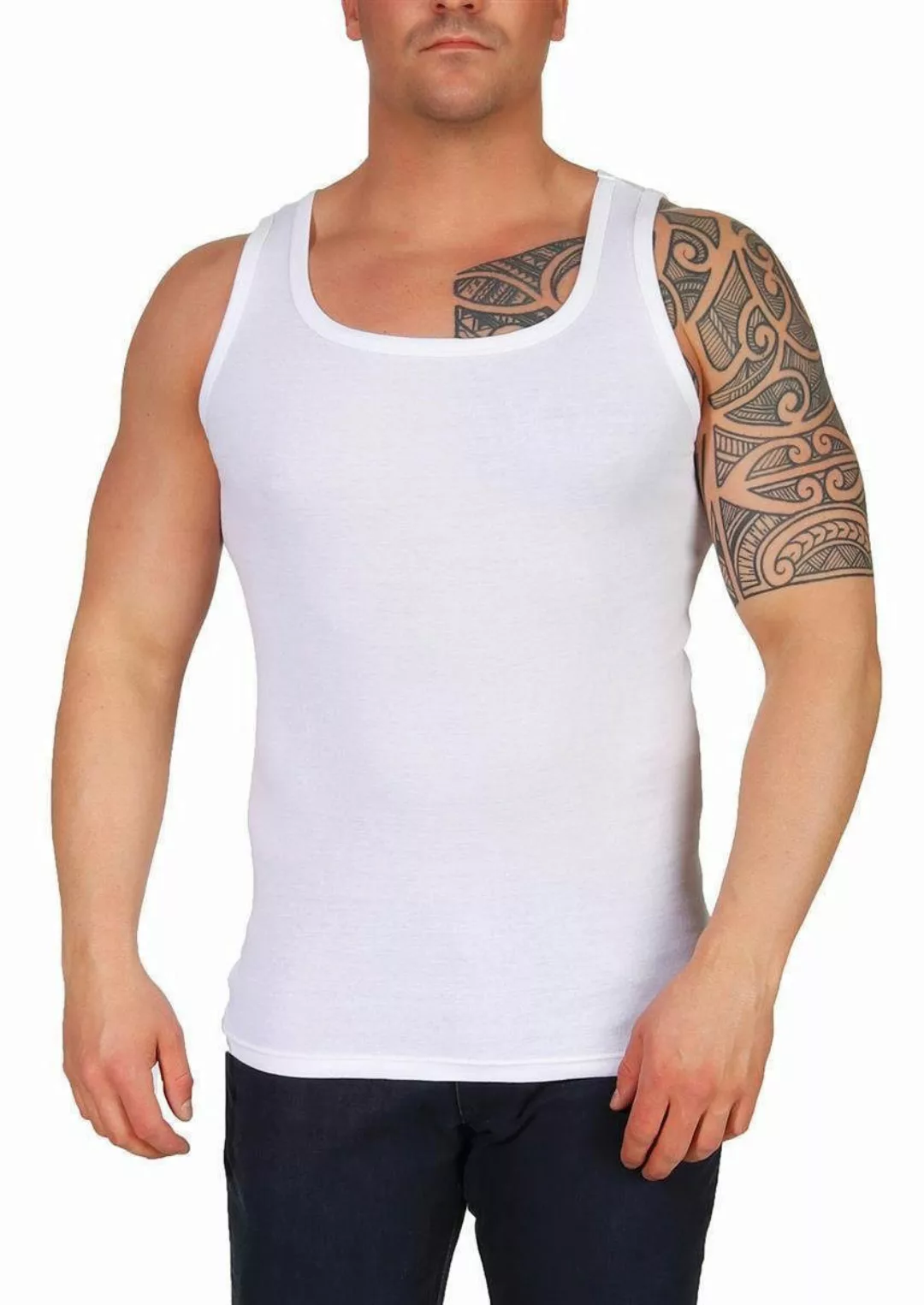 EloModa Unterhemd Herren Unterhemd 2 Stück günstig online kaufen