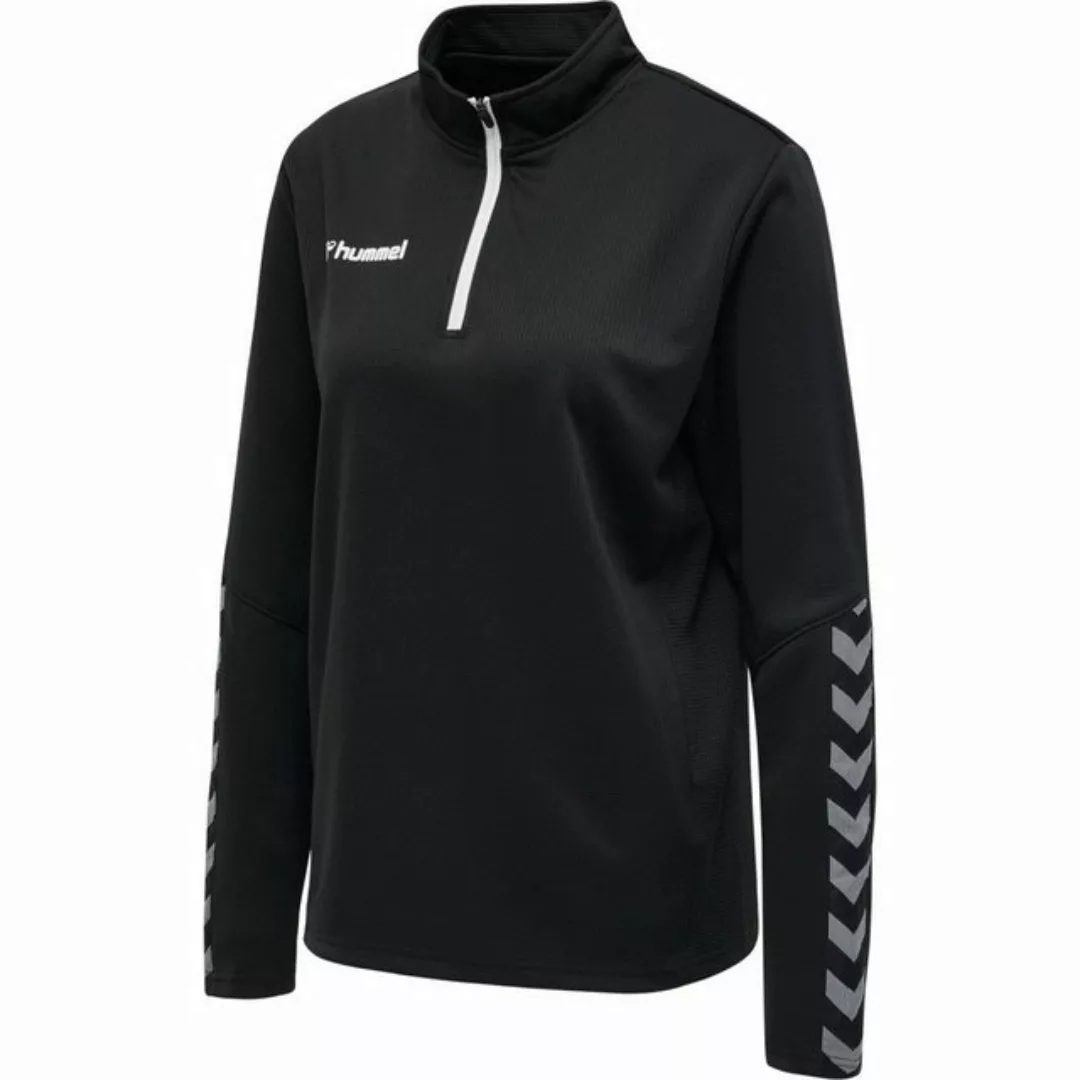 hummel Sweater hmlAUTHENTIC HALF ZIP SWEATSHIRT WO BLACK/WHITE günstig online kaufen