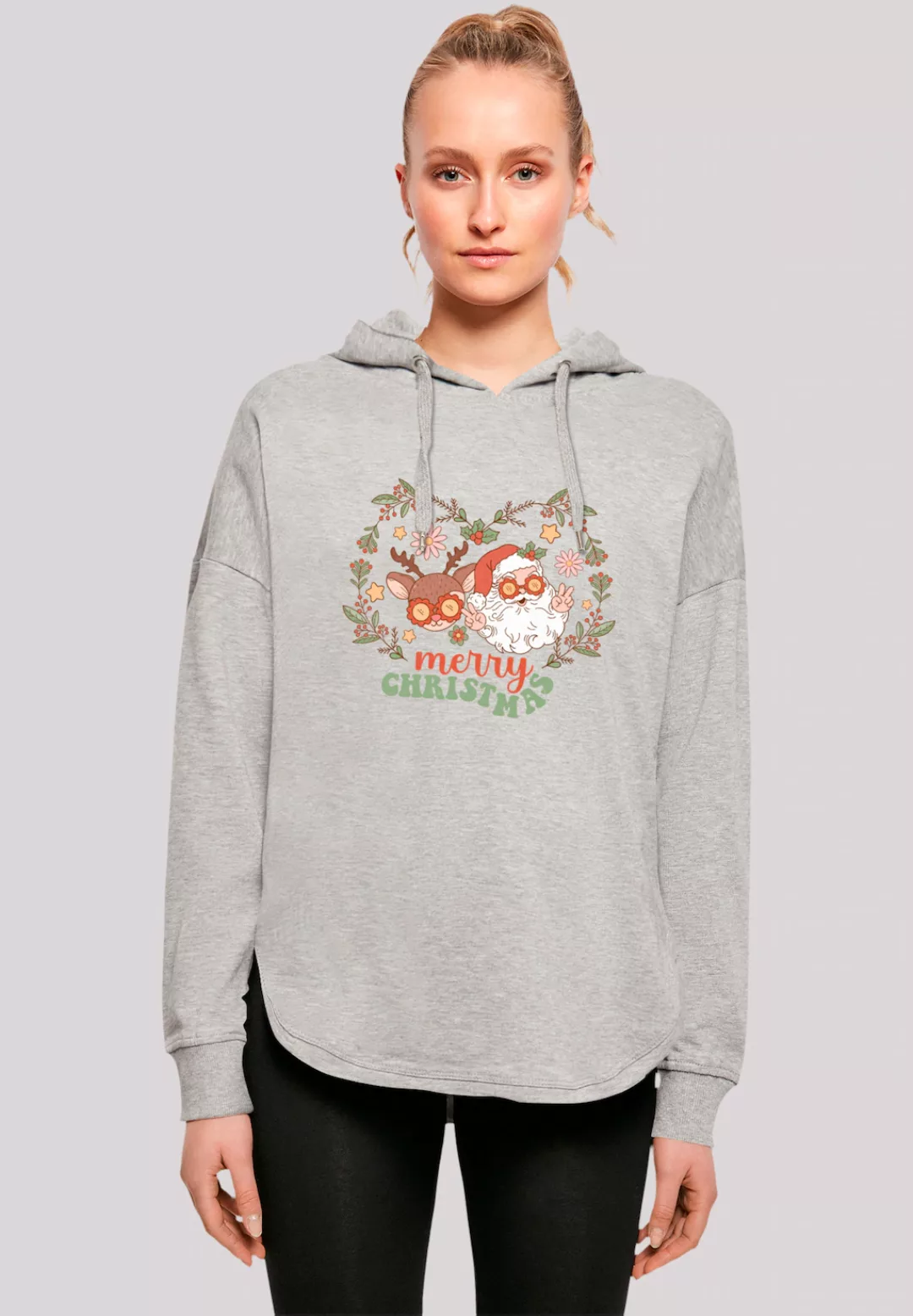 F4NT4STIC Kapuzenpullover "Weihnachten Hippie Santa And Reindeer", Premium günstig online kaufen