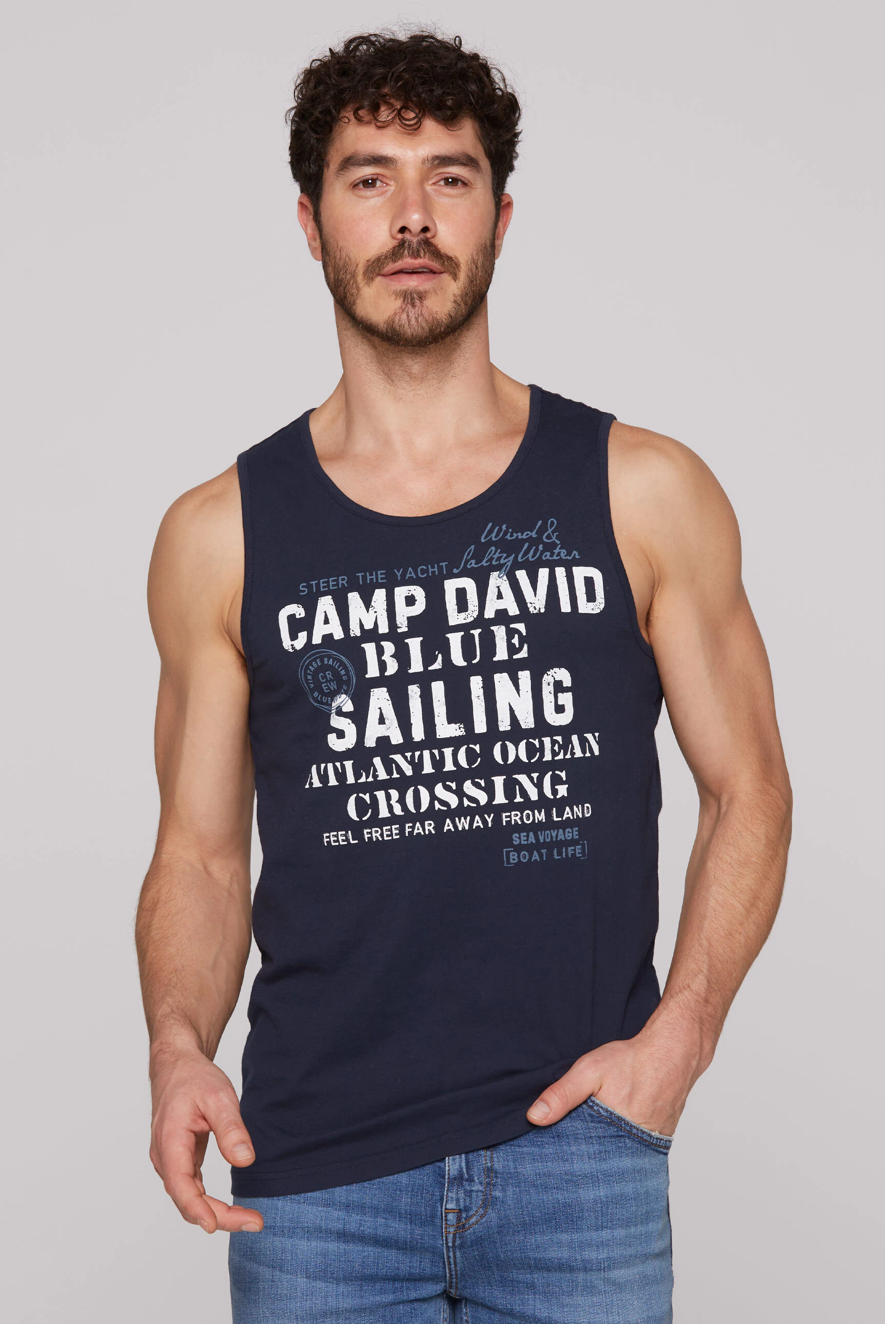 CAMP DAVID Tanktop, aus Baumwolle günstig online kaufen