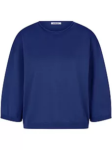 Rundhals-Pullover Peter Hahn blau günstig online kaufen