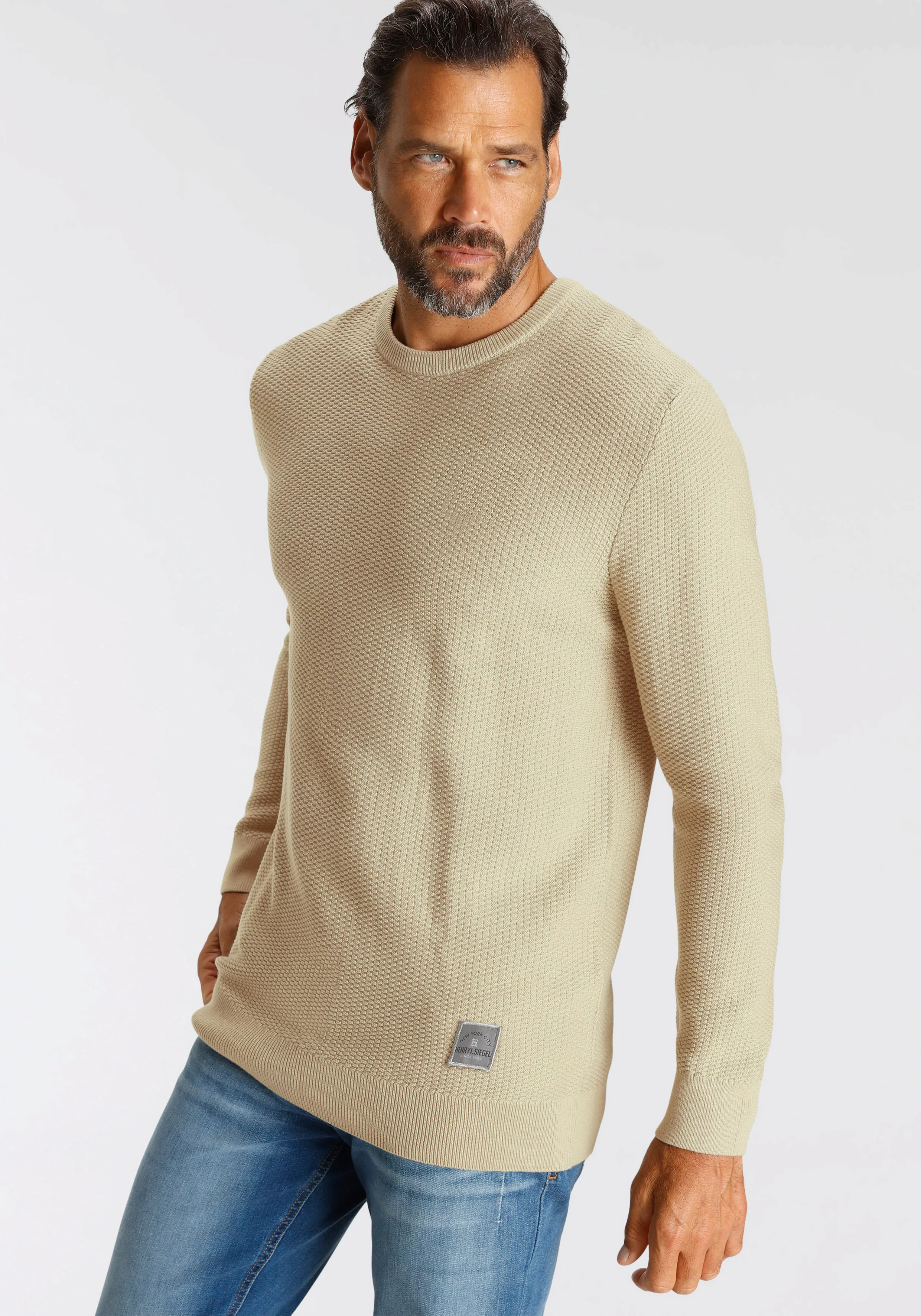 H.I.S Strickpullover, in besonderer Strick-Optik günstig online kaufen