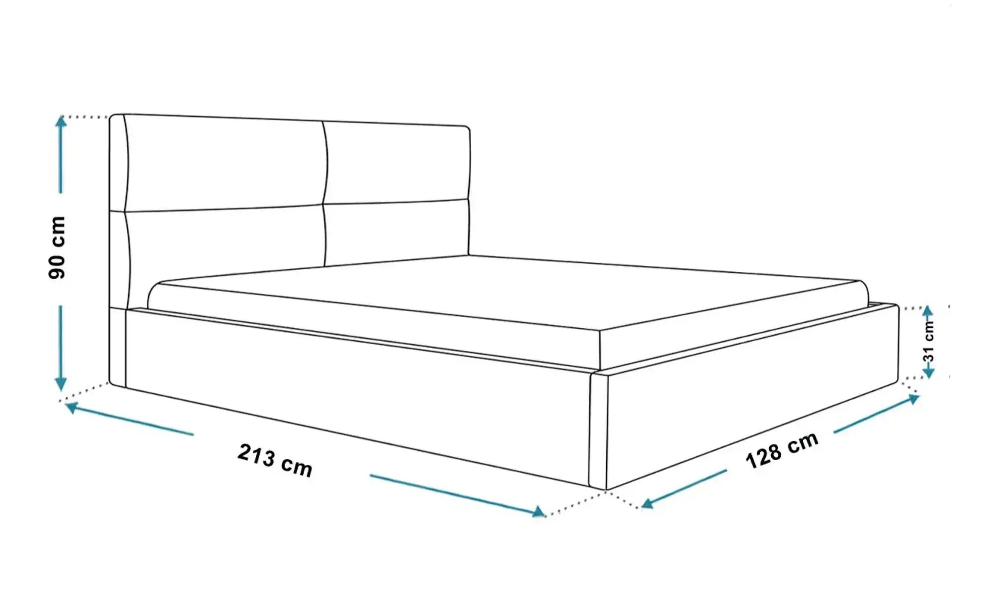 Polsterbett mit Stauraum Slimford ¦ beige ¦ Maße (cm): B: 128 H: 90 Betten günstig online kaufen