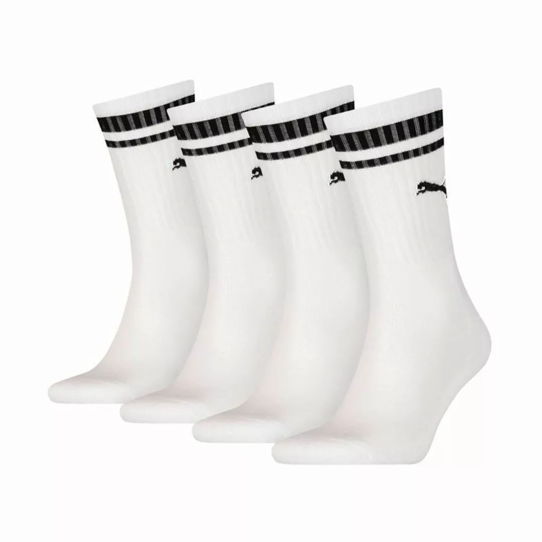 PUMA Unisex Sport-Socken, 4er Pack - Crew Heritage, ECOM, Frottee-Sohle, St günstig online kaufen