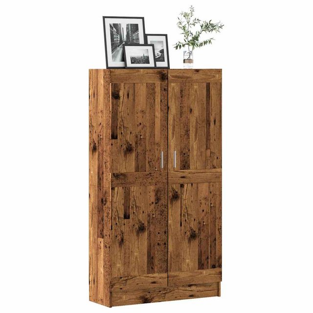 vidaXL Schrankmodule Bücherschrank Altholz-Optik 82,5x30,5x150 cm Holzwerks günstig online kaufen