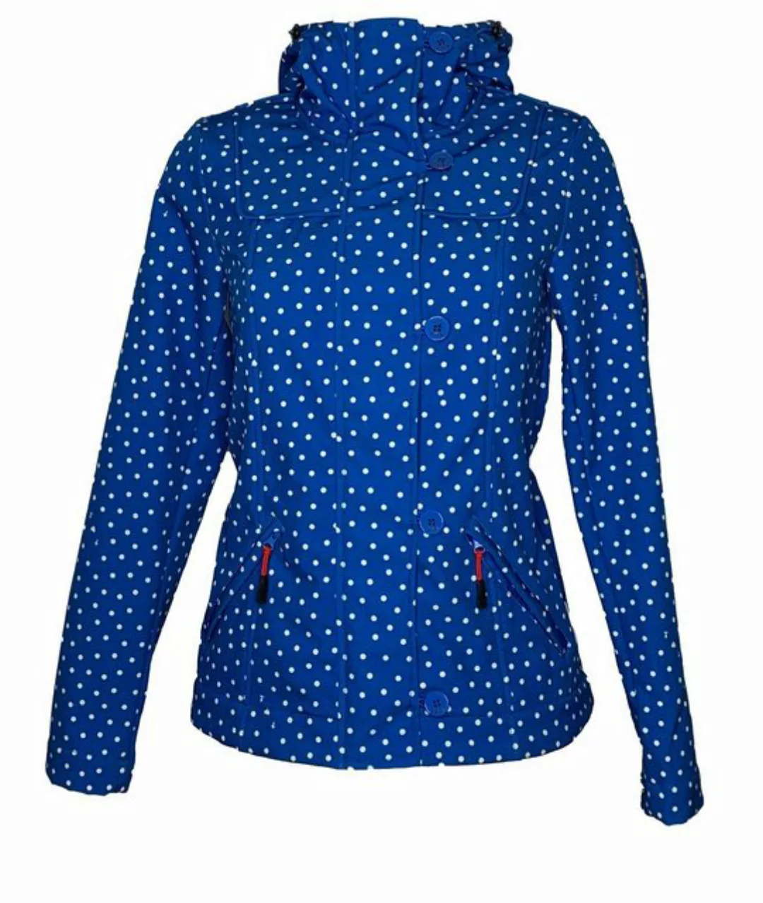 Blutsgeschwister Softshelljacke Wild Weather Petite Anorak Dot and Anchor günstig online kaufen