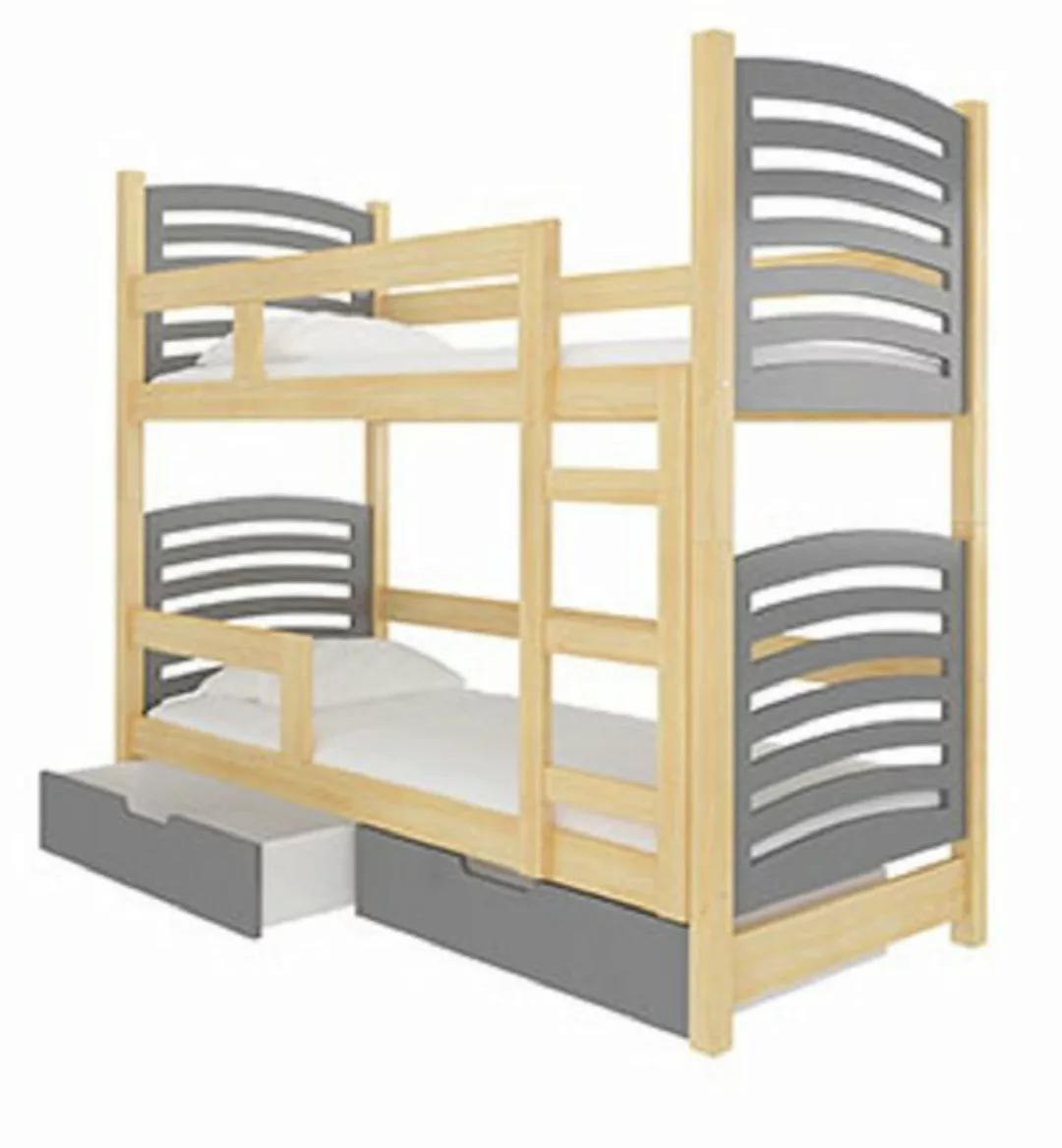 Feldmann-Wohnen Hochbett OSUNA (Etagenbett mit 2 Schlafgelegenheiten) Farbe günstig online kaufen