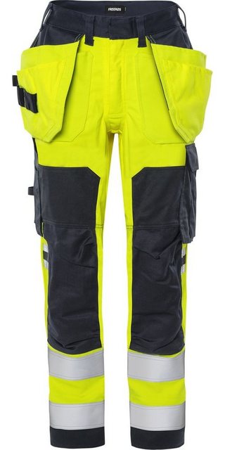 Fristads Warnschutz-Shirt Flamestat High Vis Handwerker Stretch Hose Kl. 2 günstig online kaufen