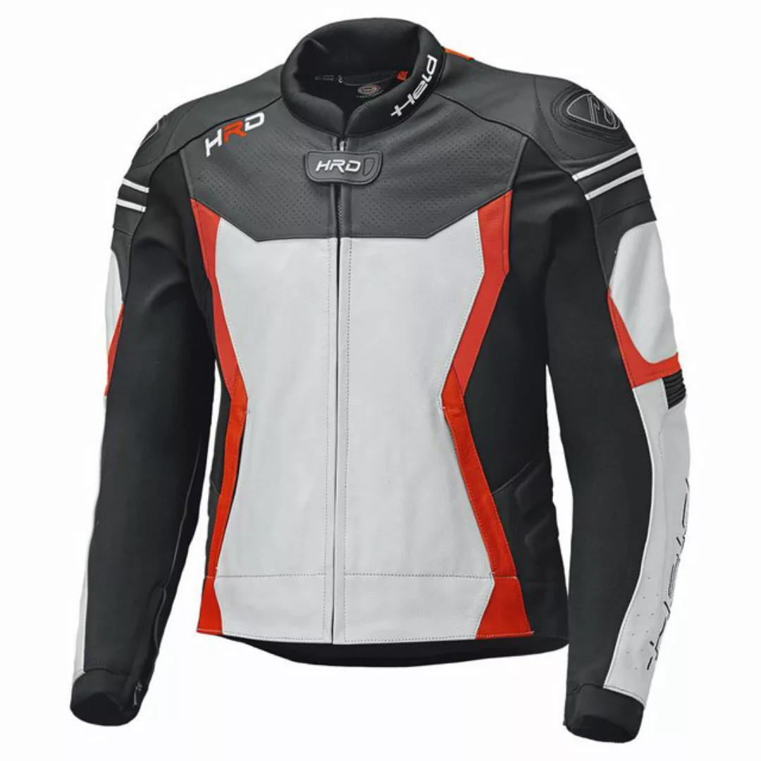 Held Biker Fashion Motorradjacke Held Street 3.0 Lederjacke weiß / rot günstig online kaufen