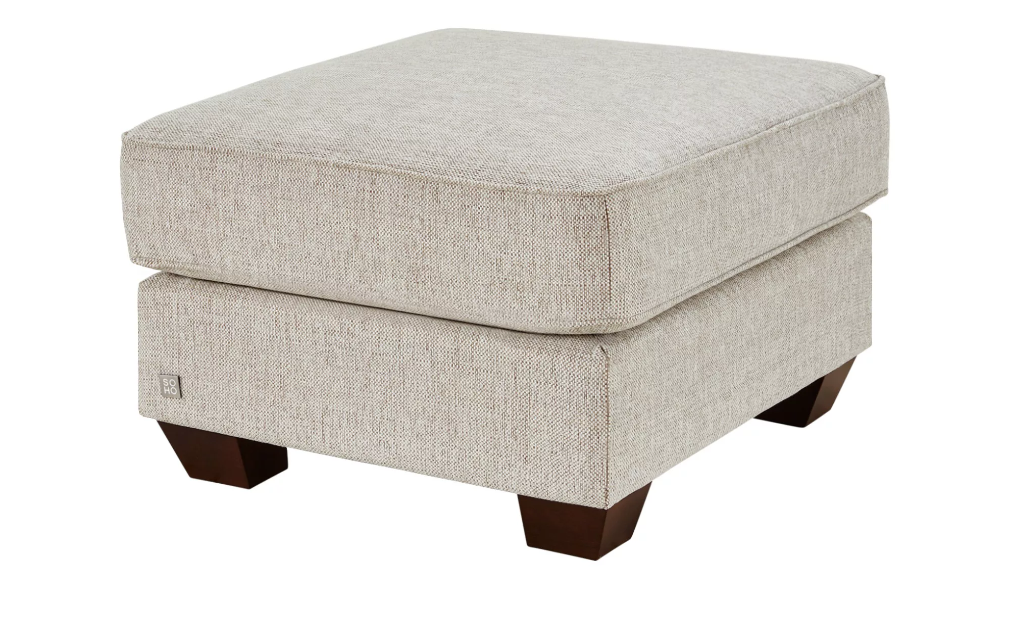 SOHO Hocker  Franka - beige - 75 cm - 42 cm - 62 cm - Polstermöbel > Hocker günstig online kaufen