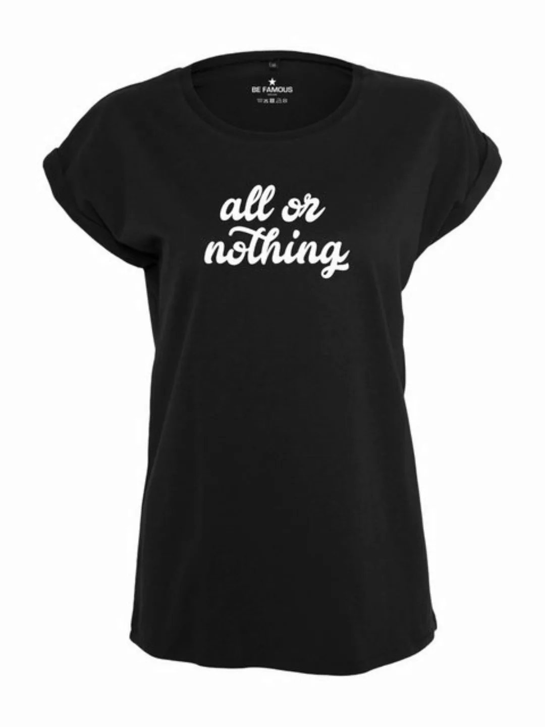 Be Famous Print-Shirt All or nothing (1-tlg) günstig online kaufen