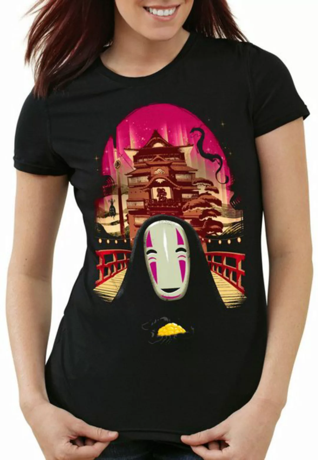 style3 T-Shirt Ohngesicht zauberland reise anime manga chihiro ghibli günstig online kaufen