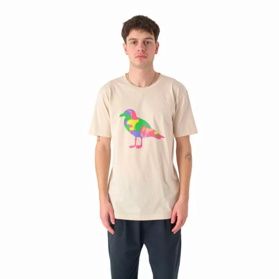 Cleptomanicx T-Shirt Spray Gull - raw undyed günstig online kaufen