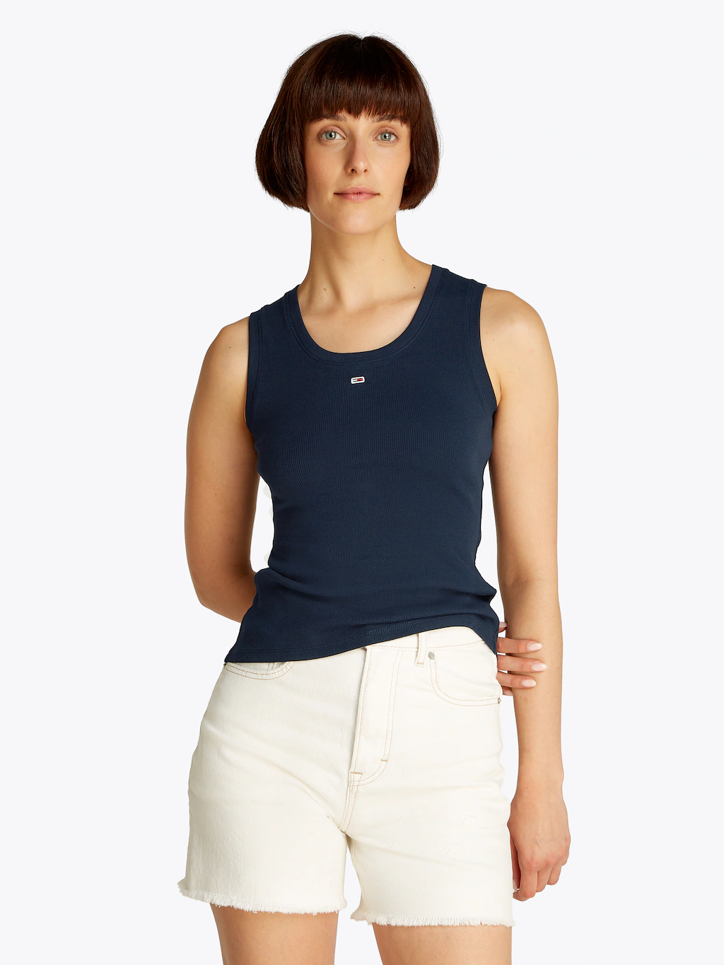 Tommy Jeans Curve Tanktop "TJW ESSENTIAL RIB TANK EXT", in Großen Größen, R günstig online kaufen