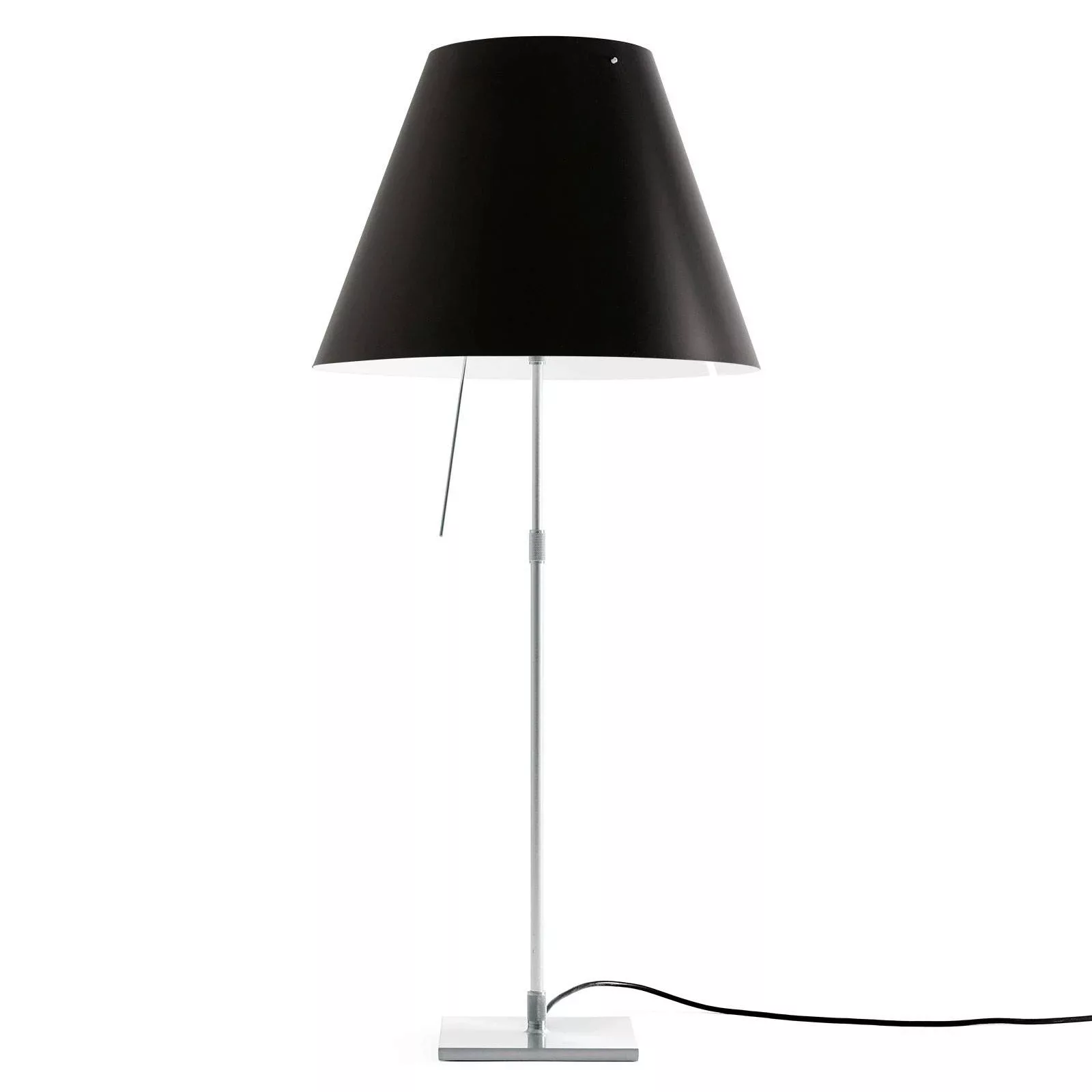 Luceplan Costanza Tischlampe D13i alu/schwarz günstig online kaufen