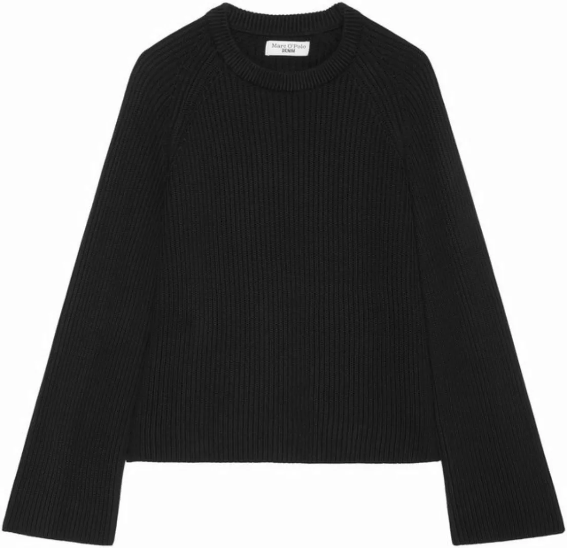 Marc O'Polo DENIM Rundhalspullover Knit Pullover, Longsleeve mit weiten Ärm günstig online kaufen