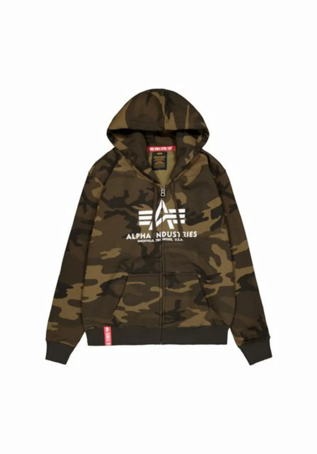 Alpha Industries Hoodie Alpha Industries Men - Hoodies Basic Zip Hoodie Cam günstig online kaufen