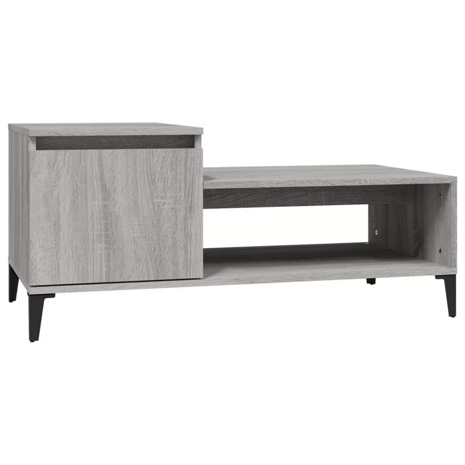 Vidaxl Couchtisch Grau Sonoma 100x50x45 Cm Holzwerkstoff günstig online kaufen